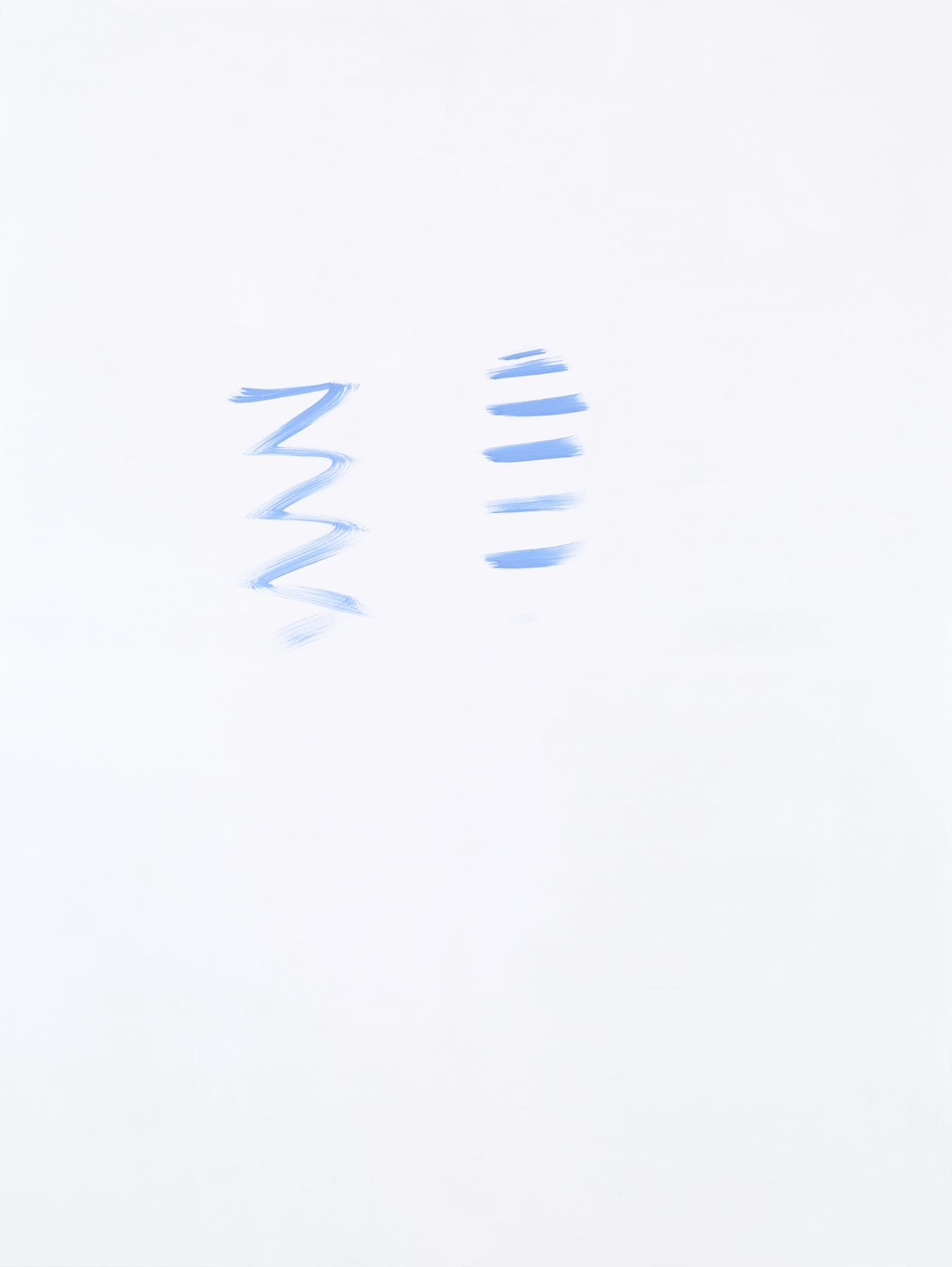 Michael Krebber MK.294, 2015 Acrylic on canvas 78 3/4 x 59 1/8 inches (200 x 150.2 cm)