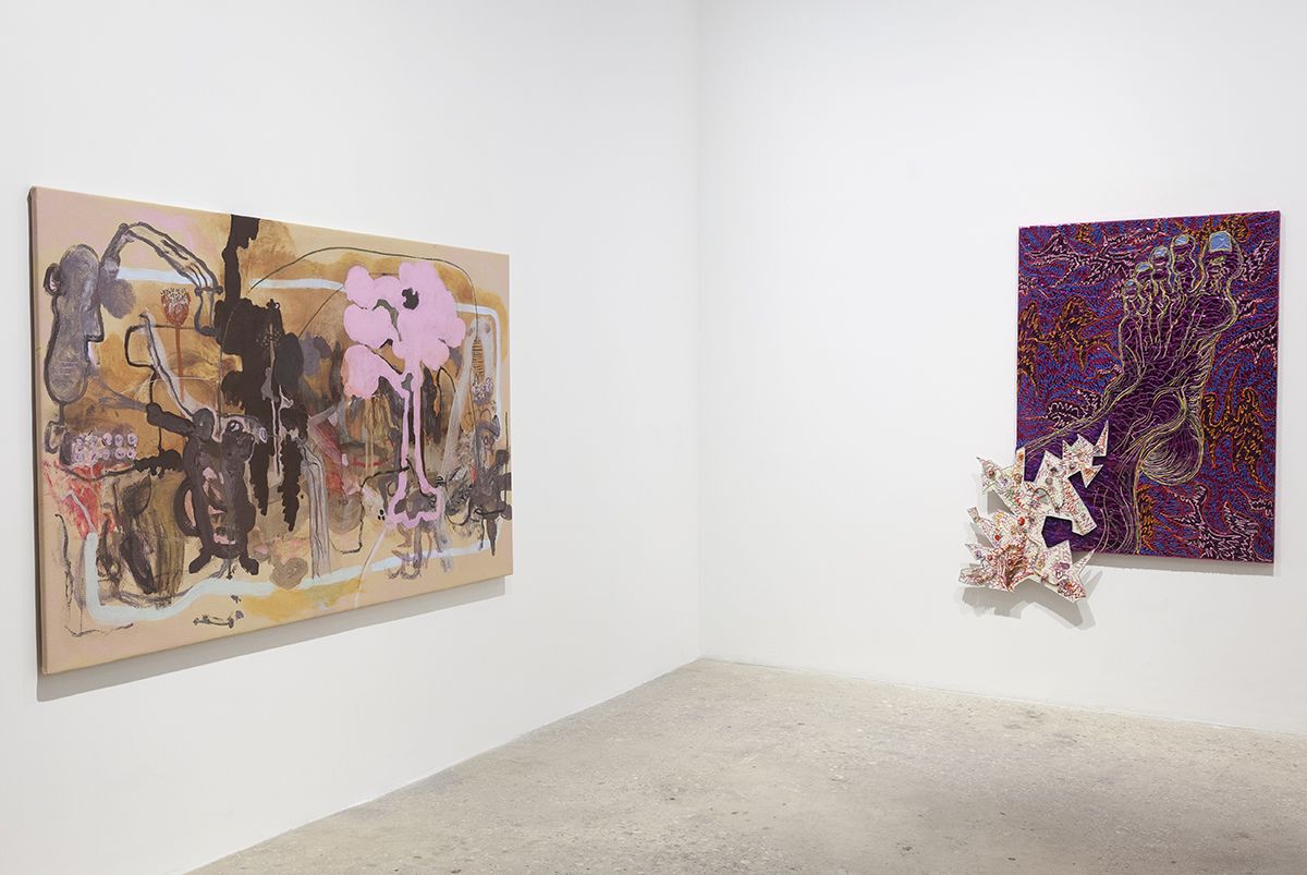 Installation view, Infected Foot, Greene Naftali, 2017