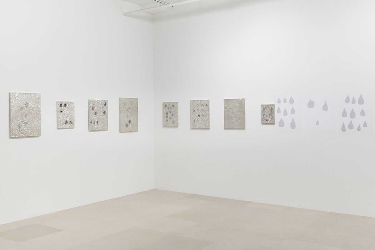 Josef Strau, Installation view, Tears and New Tears, Greene Naftali, New York, 2018