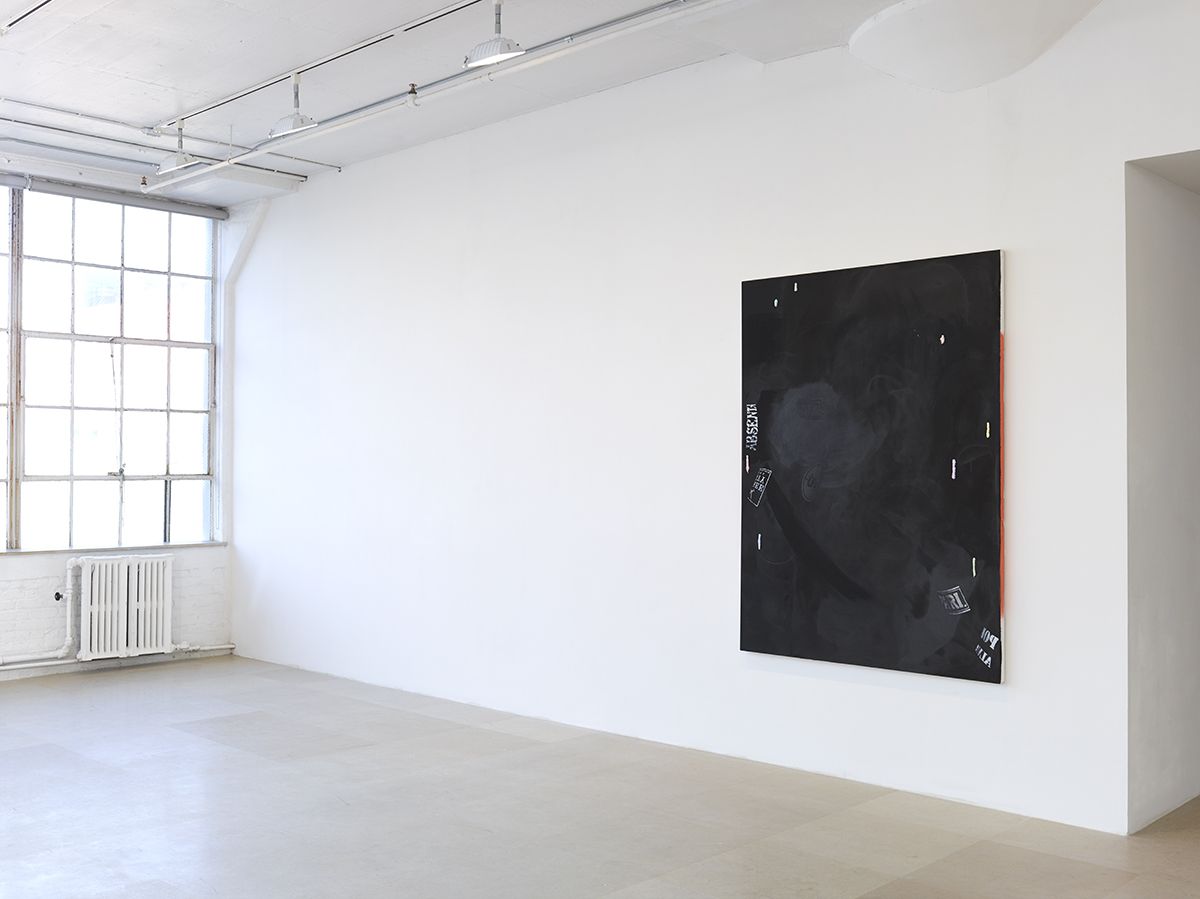 Monika Baer, Installation view, on hold, Greene Naftali, New York, 2015