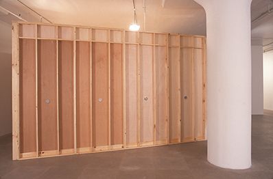 Installation view, Intermediate II, Greene Naftali, New York, 2001