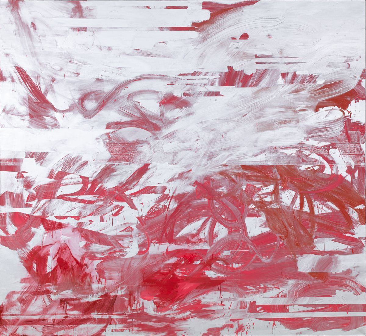 Haymaker, 2006, Oil on linen, 80 x 86 inches