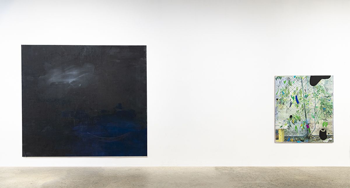 Installation view, 7 Painters, Greene Naftali, New York, 2019