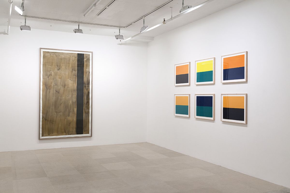 Günther Förg, Installation view, Works On Paper: 1976 - 2008, Greene Naftali, New York, 2016