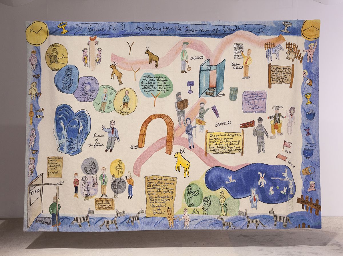 Excuse Me!?!...I'm looking for the "Fountain of Youth,": Installation, 2015 (detail)