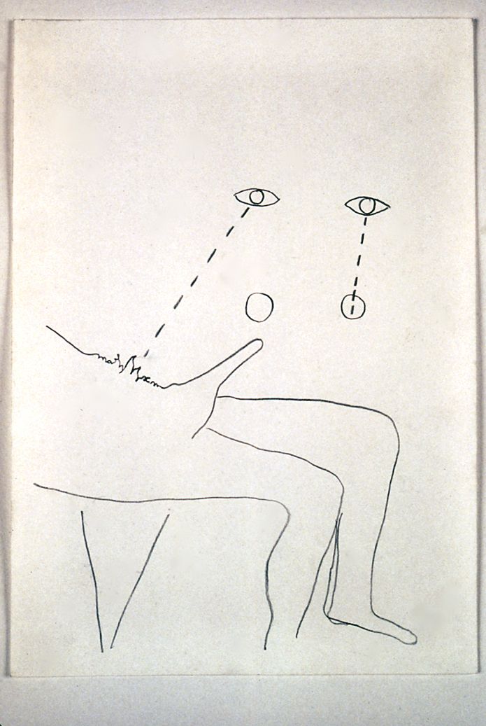 Substratum Trick, 1998, Drawing, 8.2 x 11.6 inches