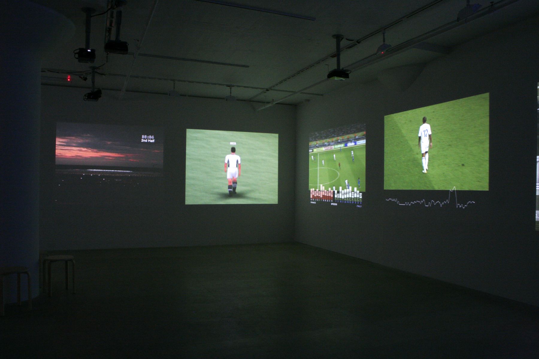 Installation view, Deep Play, Greene Naftali, New York, 2008