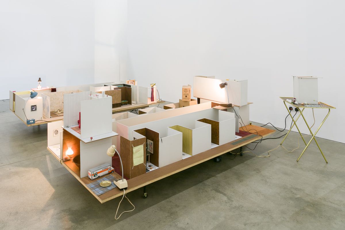 Julie Becker, Researchers, Residents, A Place to Rest, 1993-1996, Installation view, I must create a Master Piece to pay the Rent, ICA London, 2018