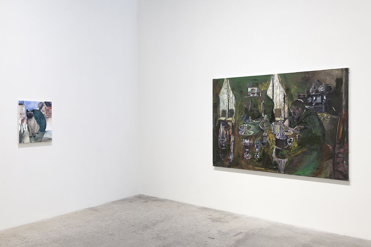 Installation view, Infected Foot, Greene Naftali, 2017
