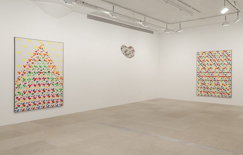 Konrad Lueg, Installation view, Greene Naftali, New York, 2013