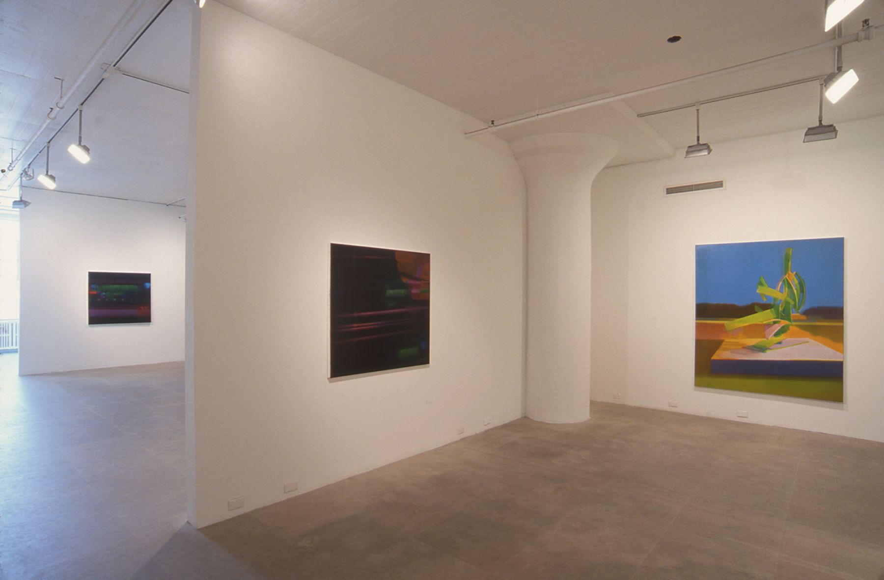 Installation view, August Evening Walk Out, Greene Naftali, New York, 2003