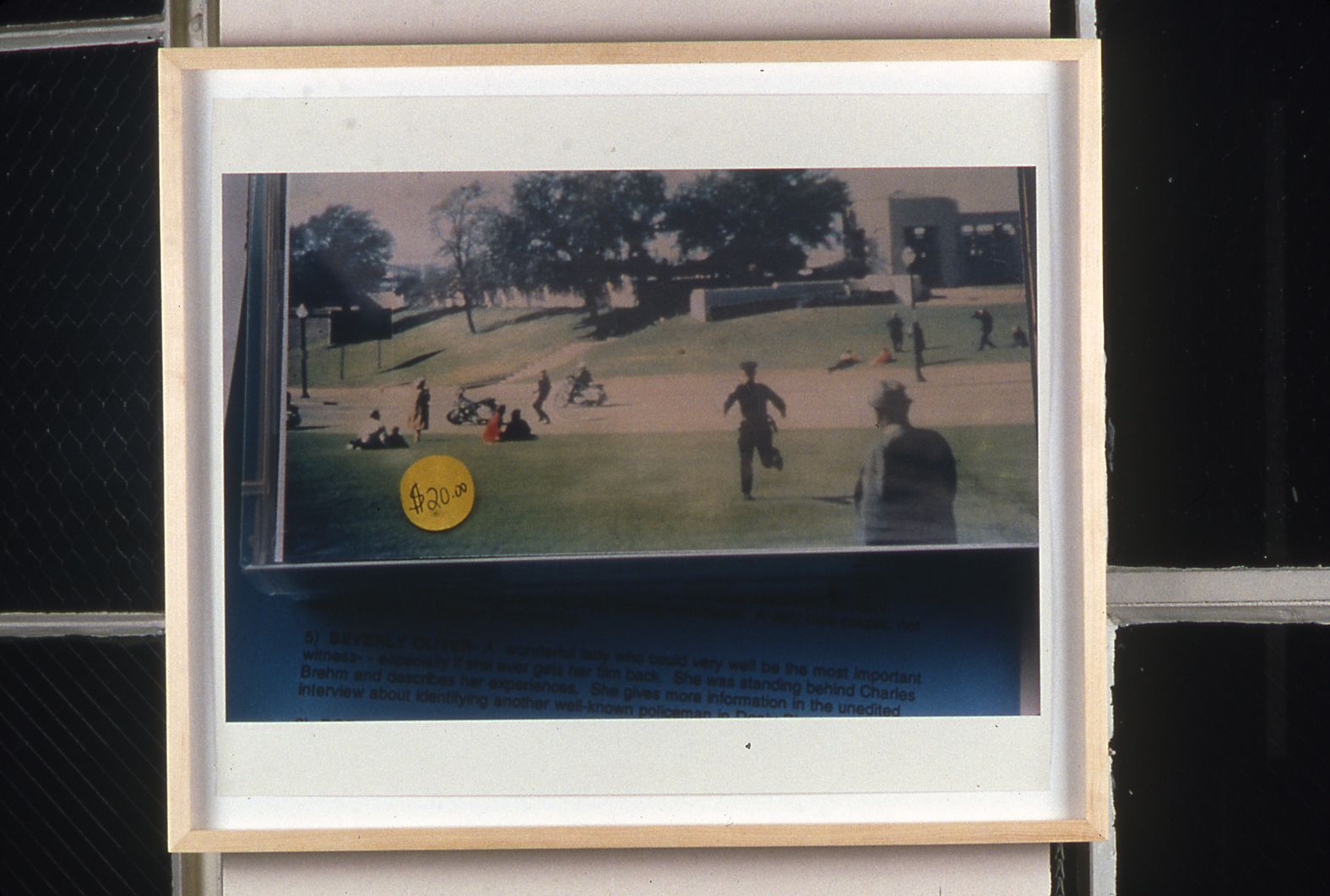 $20, 1996 Chromogenic print, 15 1/2 x 23 inches
