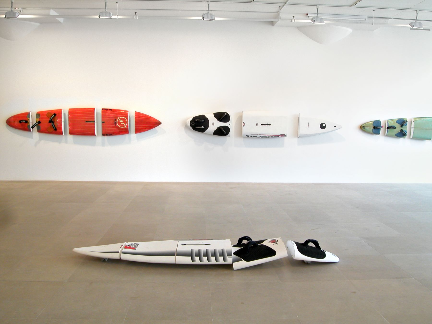 Michael Krebber, Installation view, Greene Naftali, New York, 2008