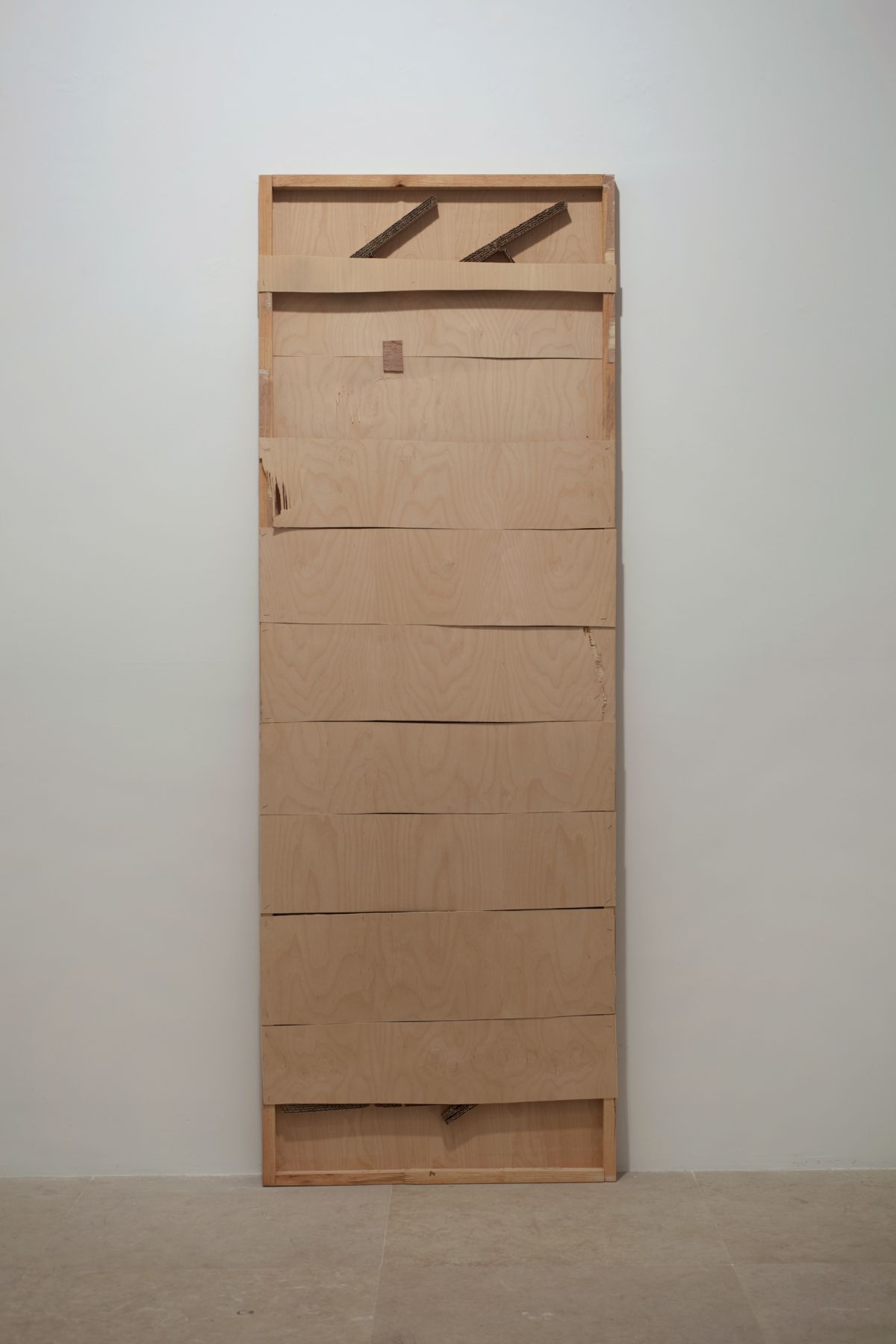 Gedi Sibony, Untitled, 2010, hollow-core door, 80 x 28 x 2 inches