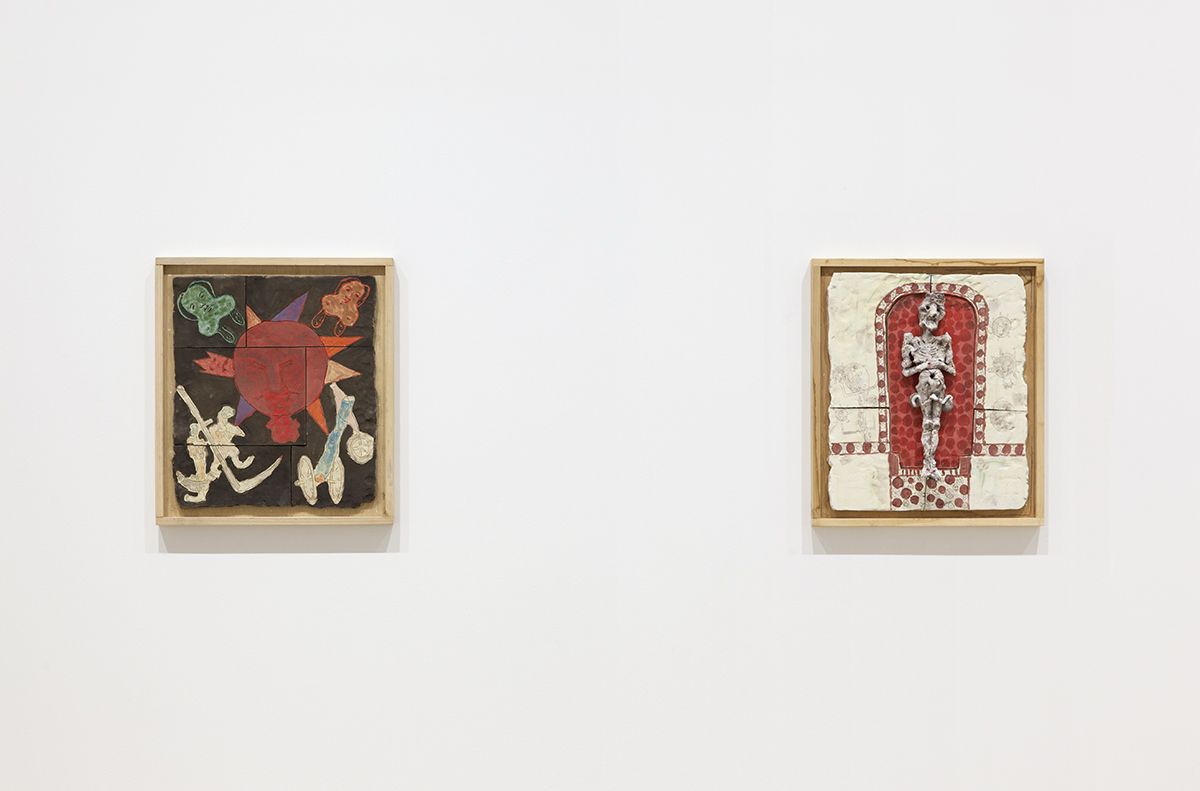 Richard Hawkins, Installation view, Norogachi: Ceramics After Artaud, Greene Naftali, New York, 2016