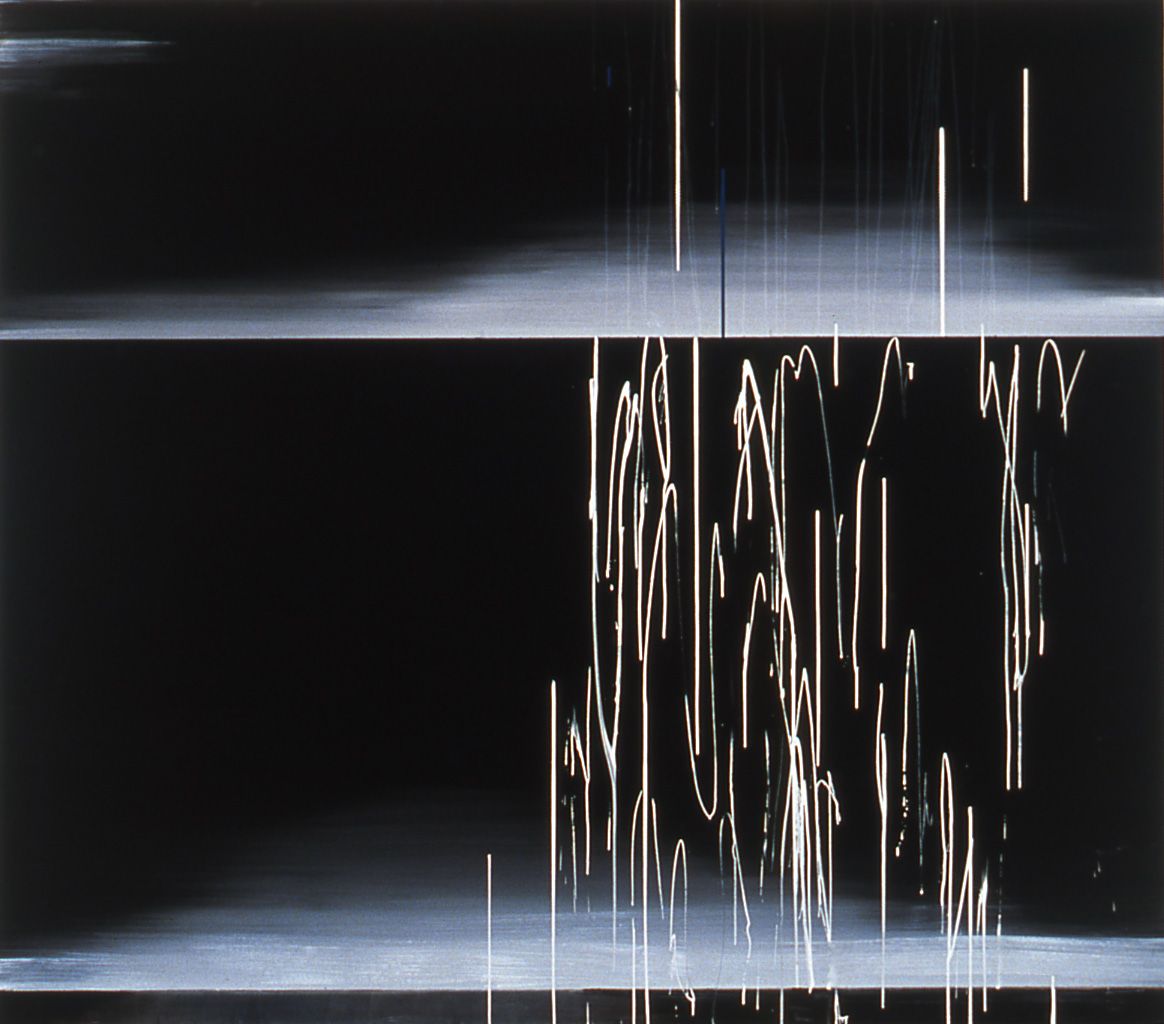 Jacqueline Humphries, Untitled, 2000, Oil on linen, 90 x 102 inches