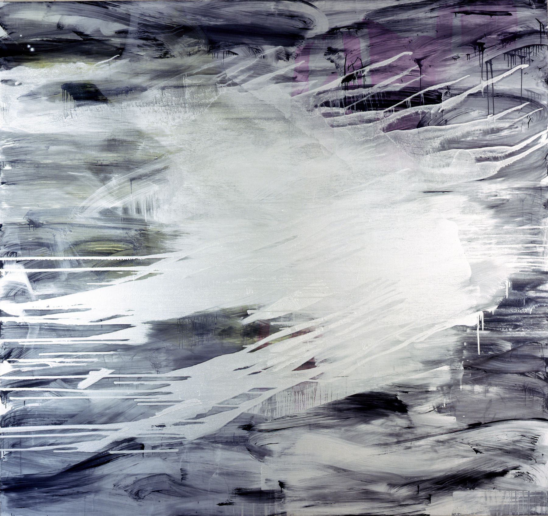 Maia, 2006, Oil and enamel on linen, 90 x 96 inches
