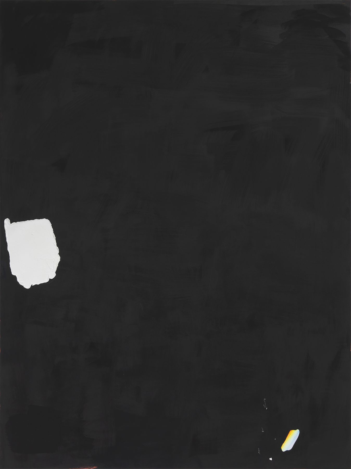 Monika Baer on hold, 2015 Acrylic, oil on canvas 70 3/4 x 53 1/4 inches (180 x 135 cm)