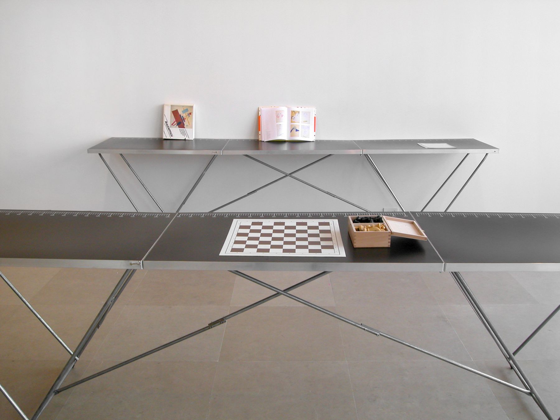 Michael Krebber, Untitled, 2001 (detail), Mixed media, Dimensions variable
