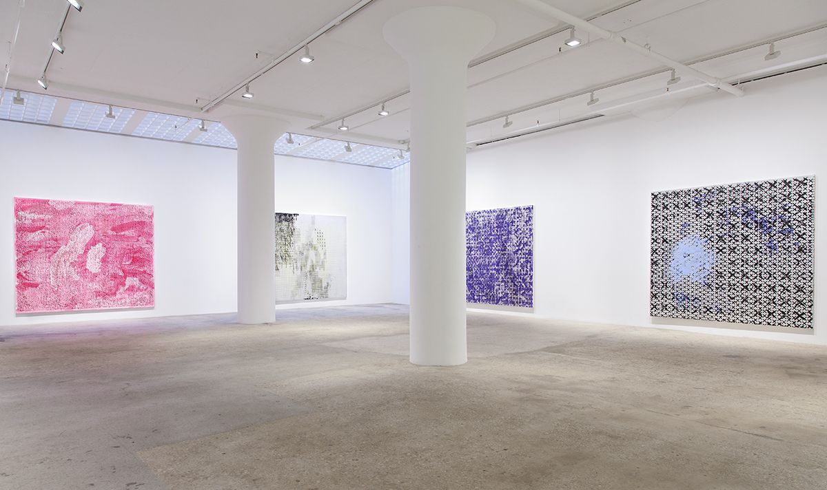 Jacqueline Humphries, Installation view, Greene Naftali, New York, 2015