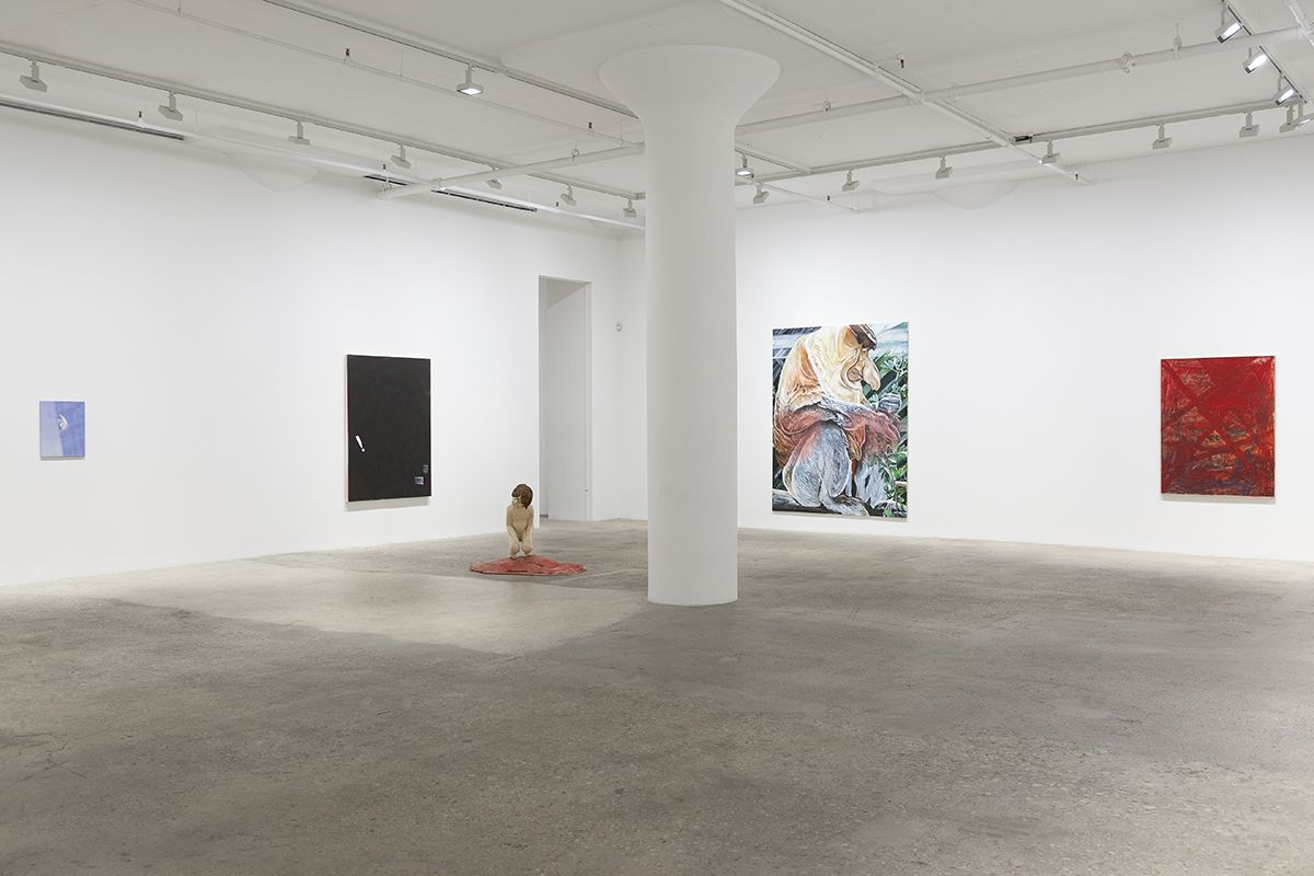 Installation view, Infected Foot, Greene Naftali, 2017
