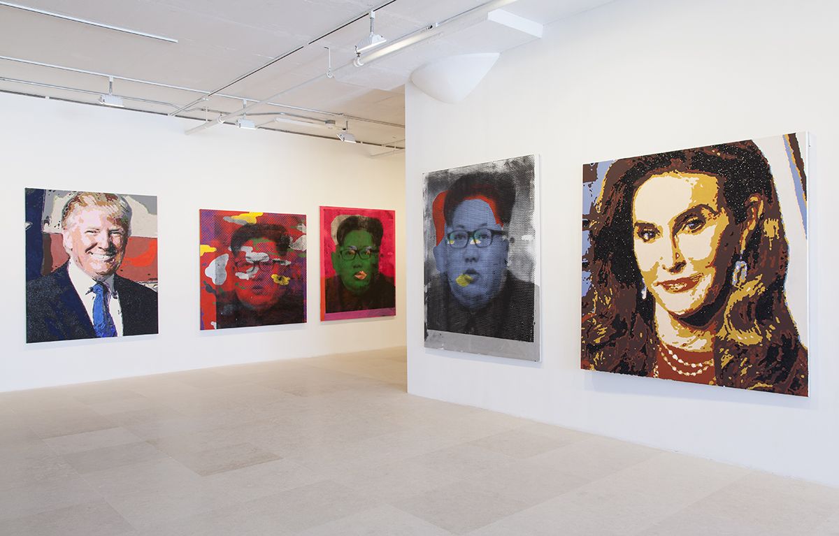Mathieu Malouf, Installation view, Toxic Masculinity Fallout Shelter, Greene Naftali, New York, 2017