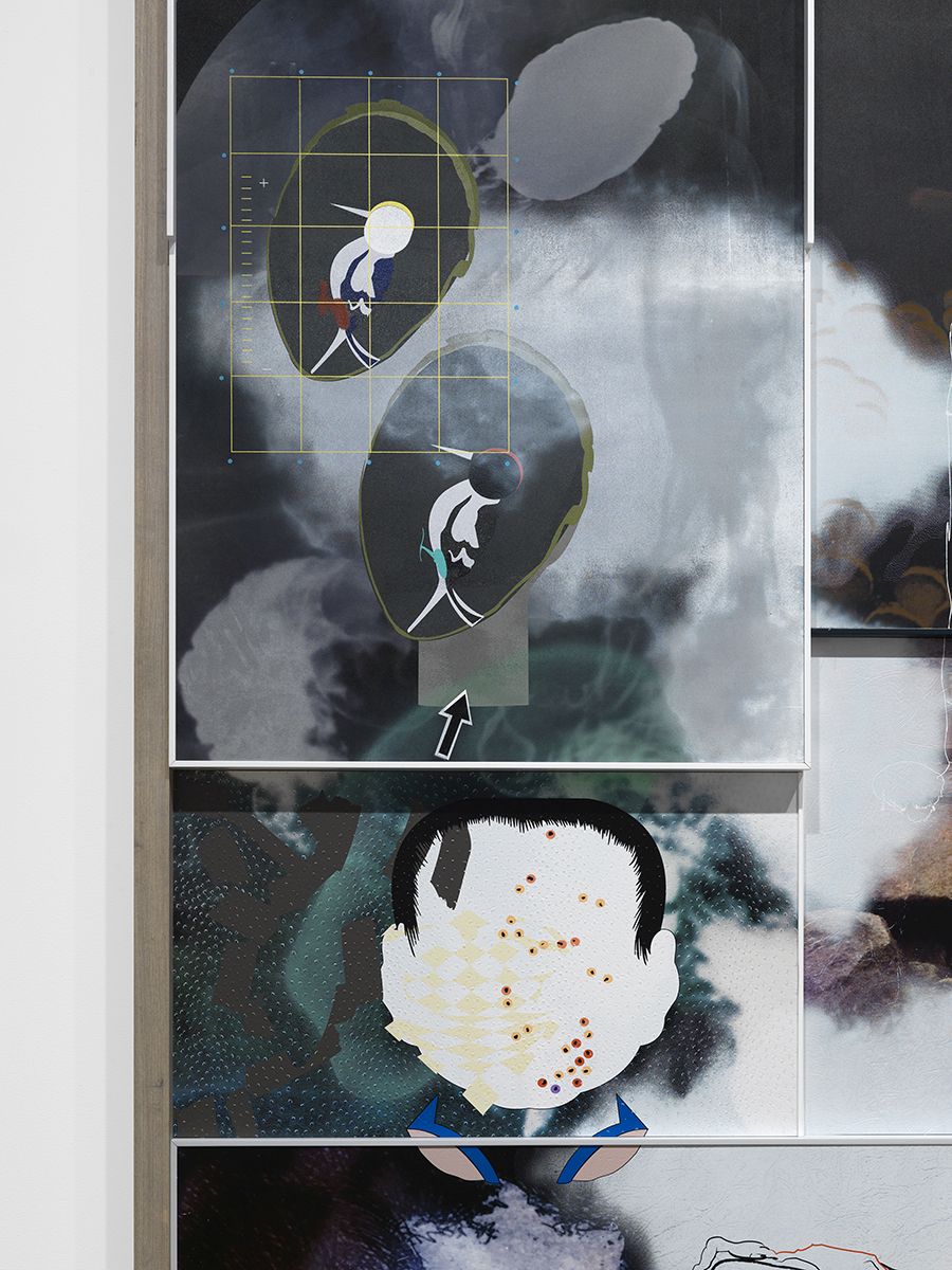 Helen Marten, Puddlefoot, digging, 2015 (detail)