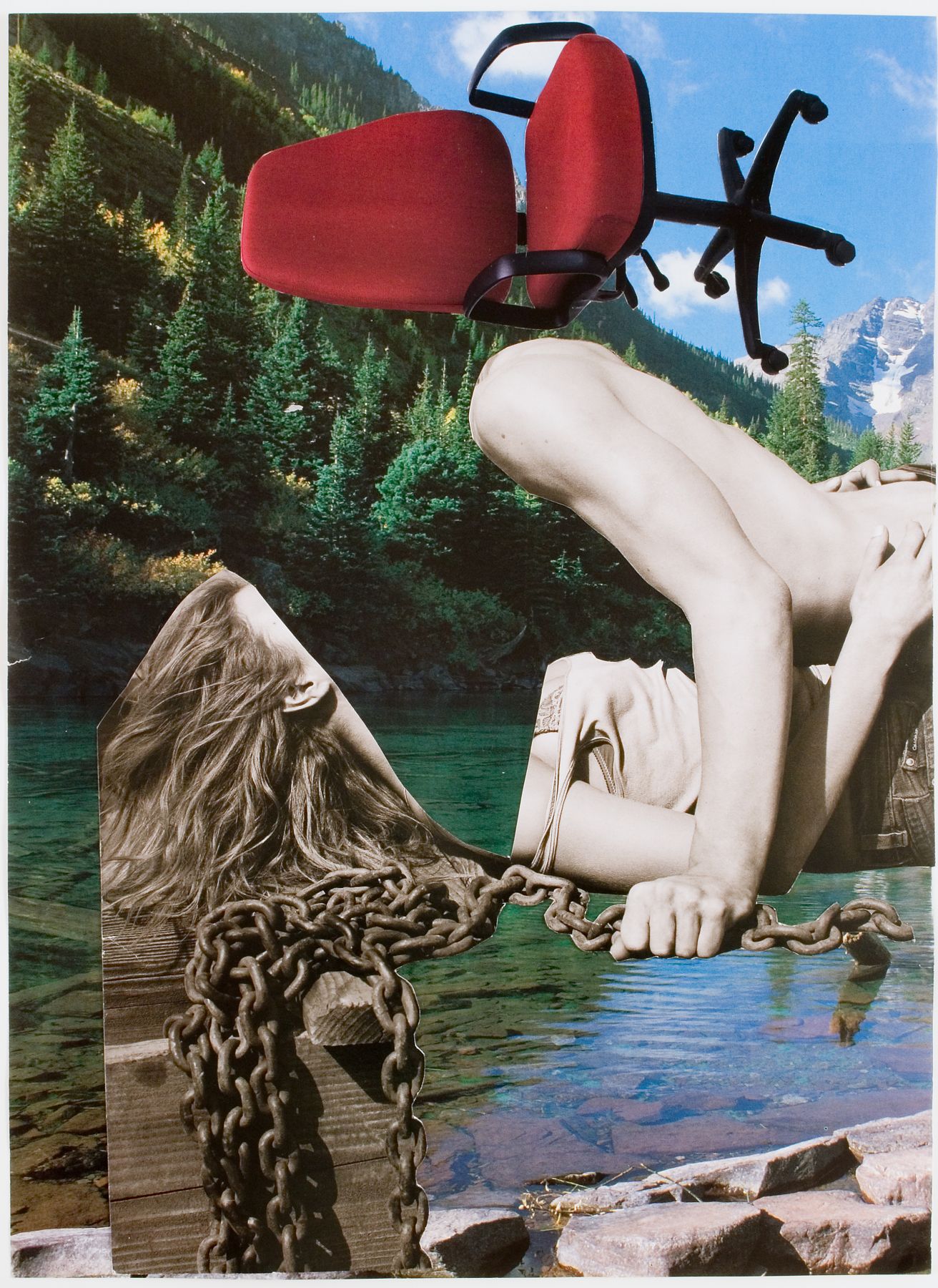 Jim Drain, Untitled, 2007, mixed media on paper, 9 1/2 x 13 7/8 inches