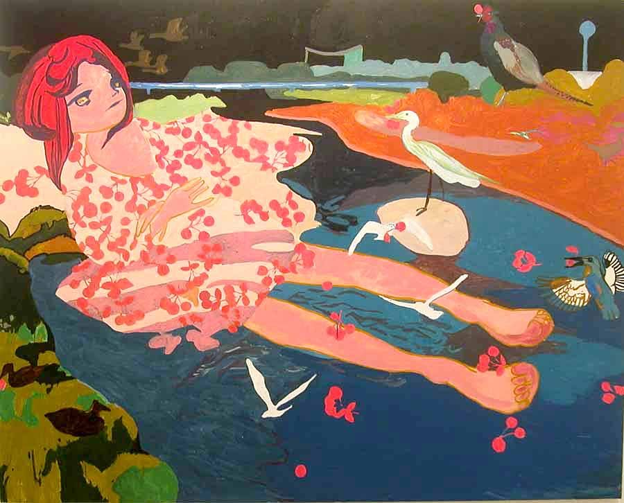 Makiko Kudo, I Don't Know, 2004, oil on canvas, 71.65 x 89.37 inches