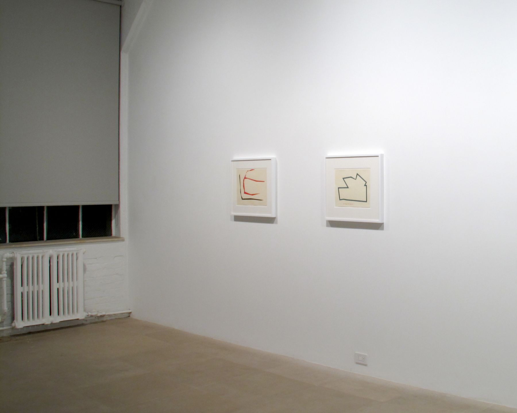Installation view, Greene Naftali, New York, 2009