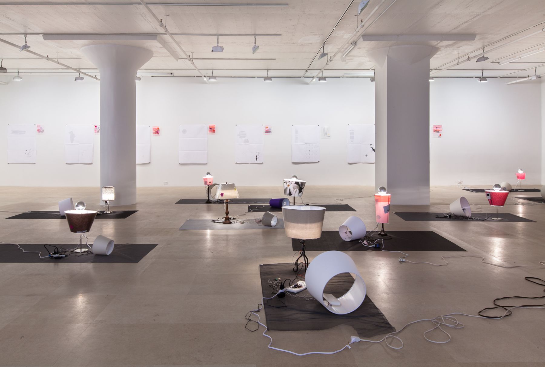 Josef Strau, Installation view, Exercises ab initio..., Greene Naftali, New York, 2012