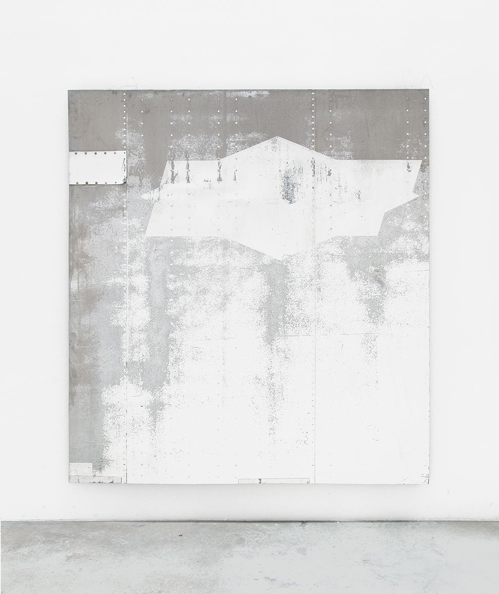 And Beckoning, 2014, Aluminum semi-trailer, 100 1/2 x 92 inches