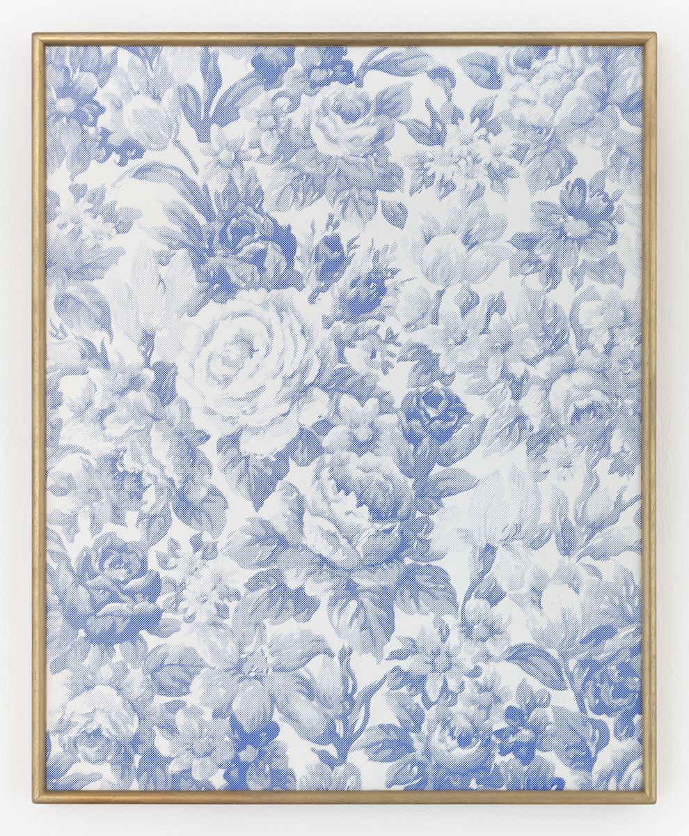Daan van Golden, Composition with roses (blue), 1970