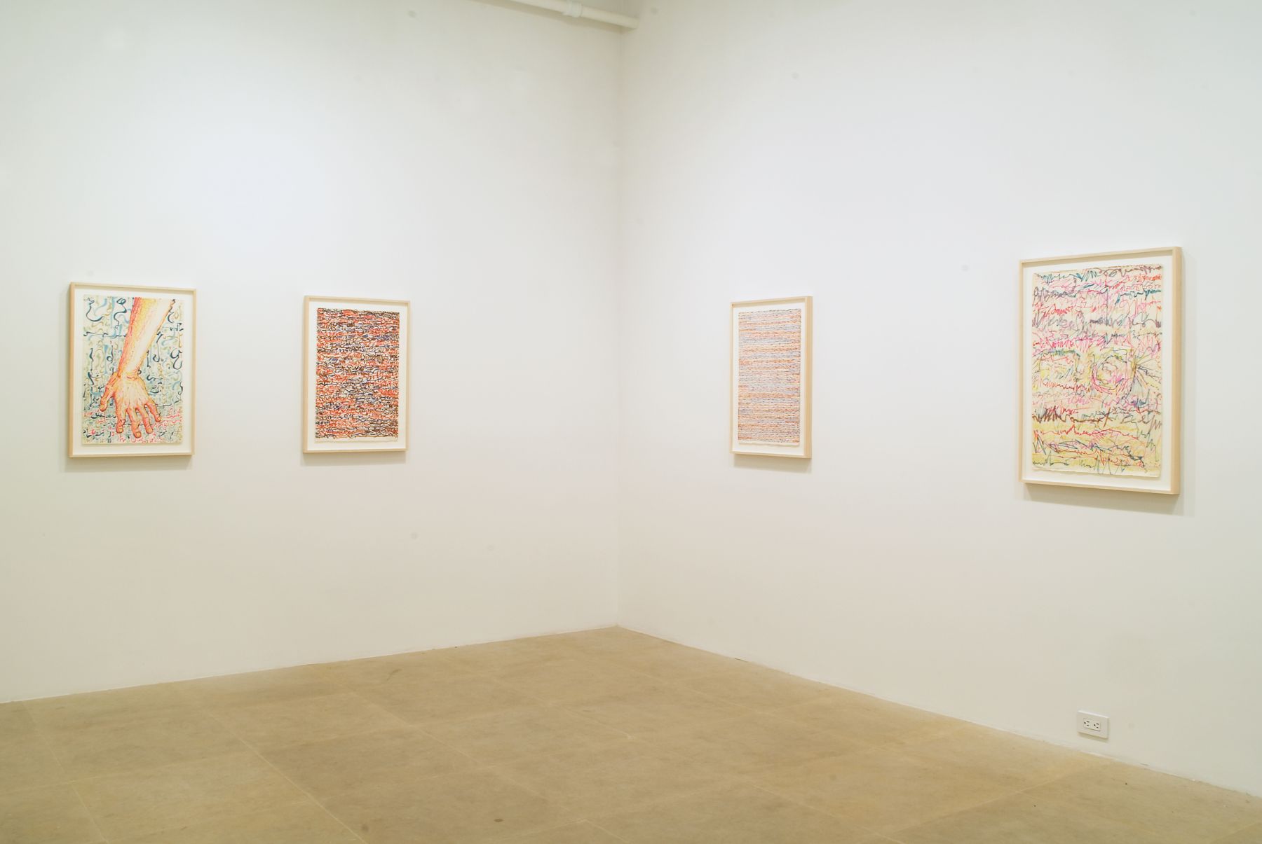 Installation view, Epileptic Seizure Comparison, Greene Naftali, New York, 2007