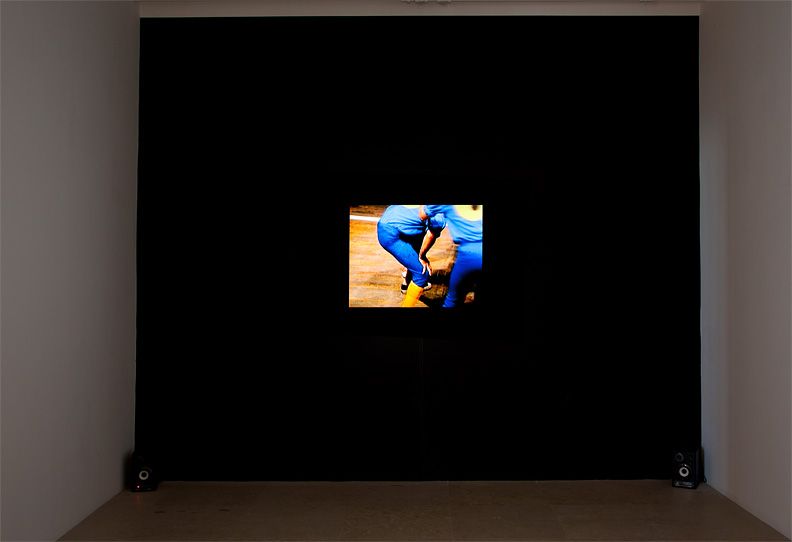 Ericka Beckman, You the better, 1983, 16mm color/sound, 30 minutes, Installation view, Greene Naftali, New York, 2011