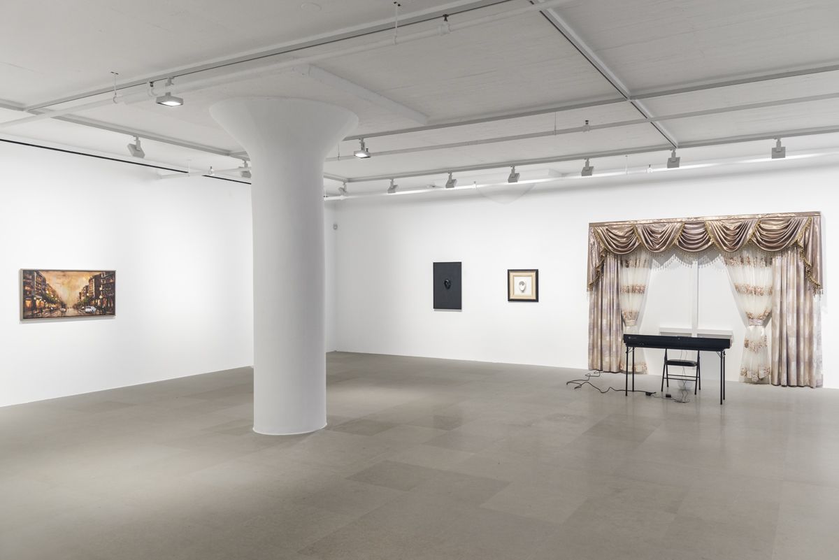 Nicolas Ceccaldi, Installation view, The Stroke of Midnight, Greene Naftali, New York