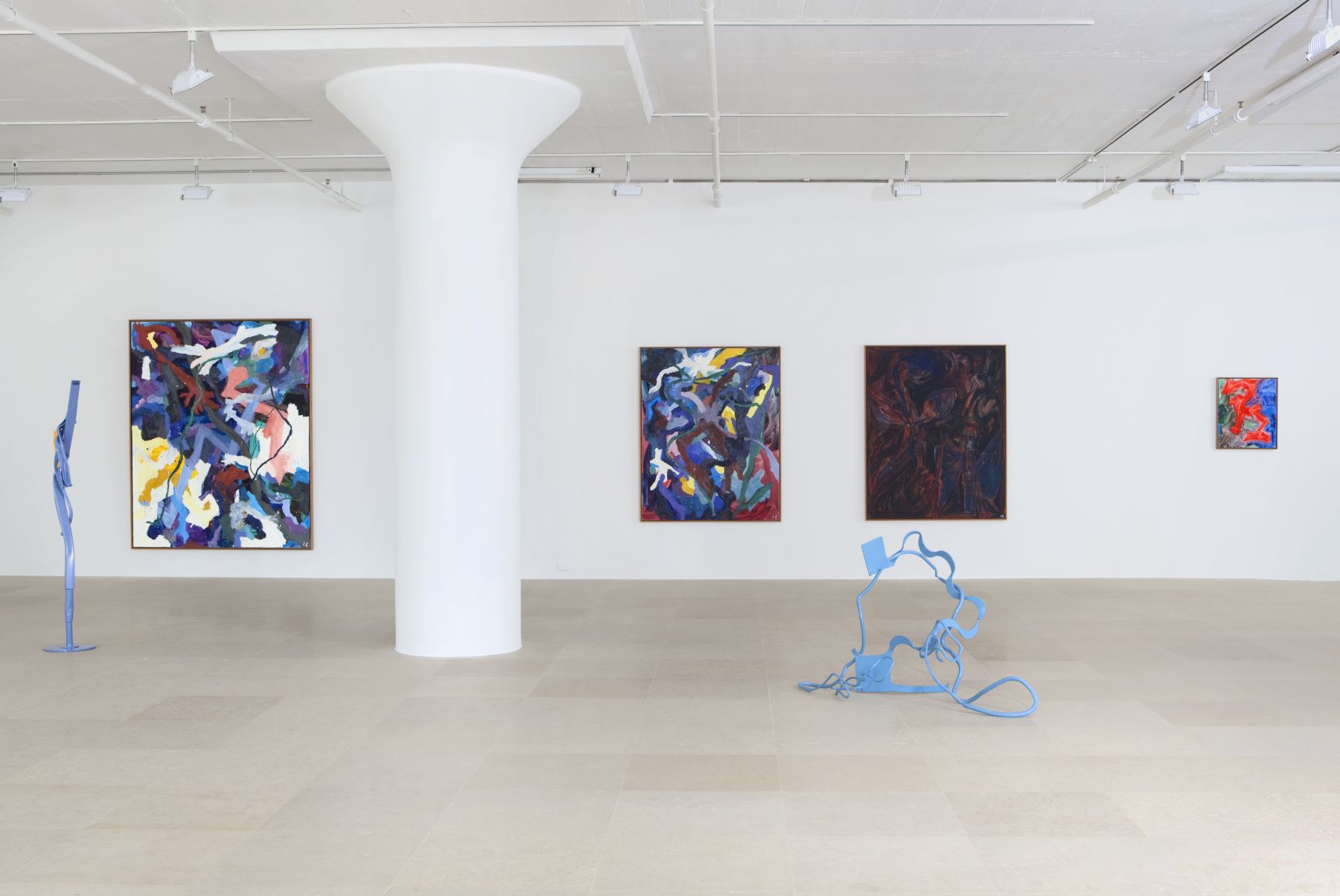 Ida Ekblad, Installation view, Greene Naftali, New York, 2011
