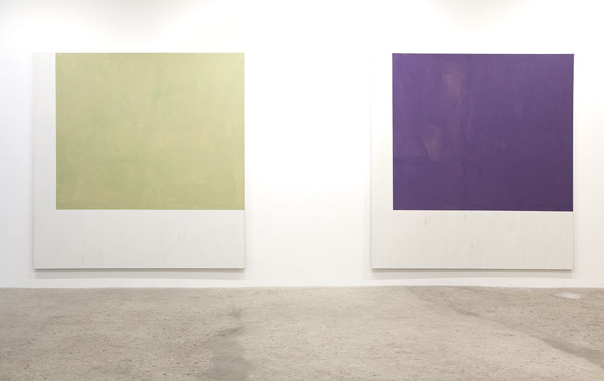 Installation view, Greene Naftali, New York, 2015