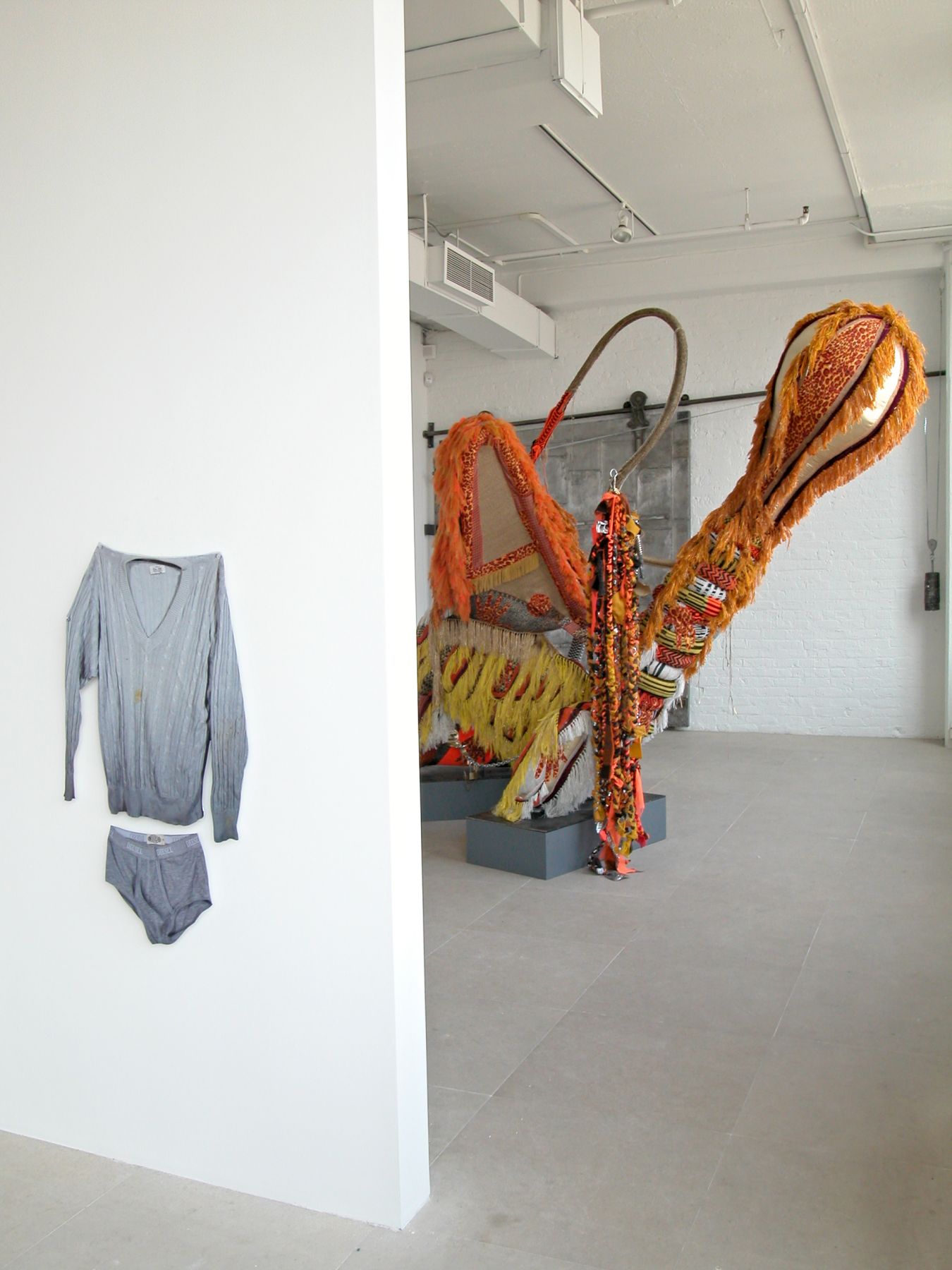 Jim Drain, Installation view, I Would Gnaw on My Hand, Greene Naftali, New York, 2007