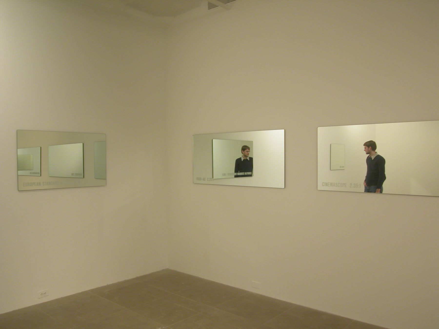 Installation view, Greene Naftali, New York, 2005