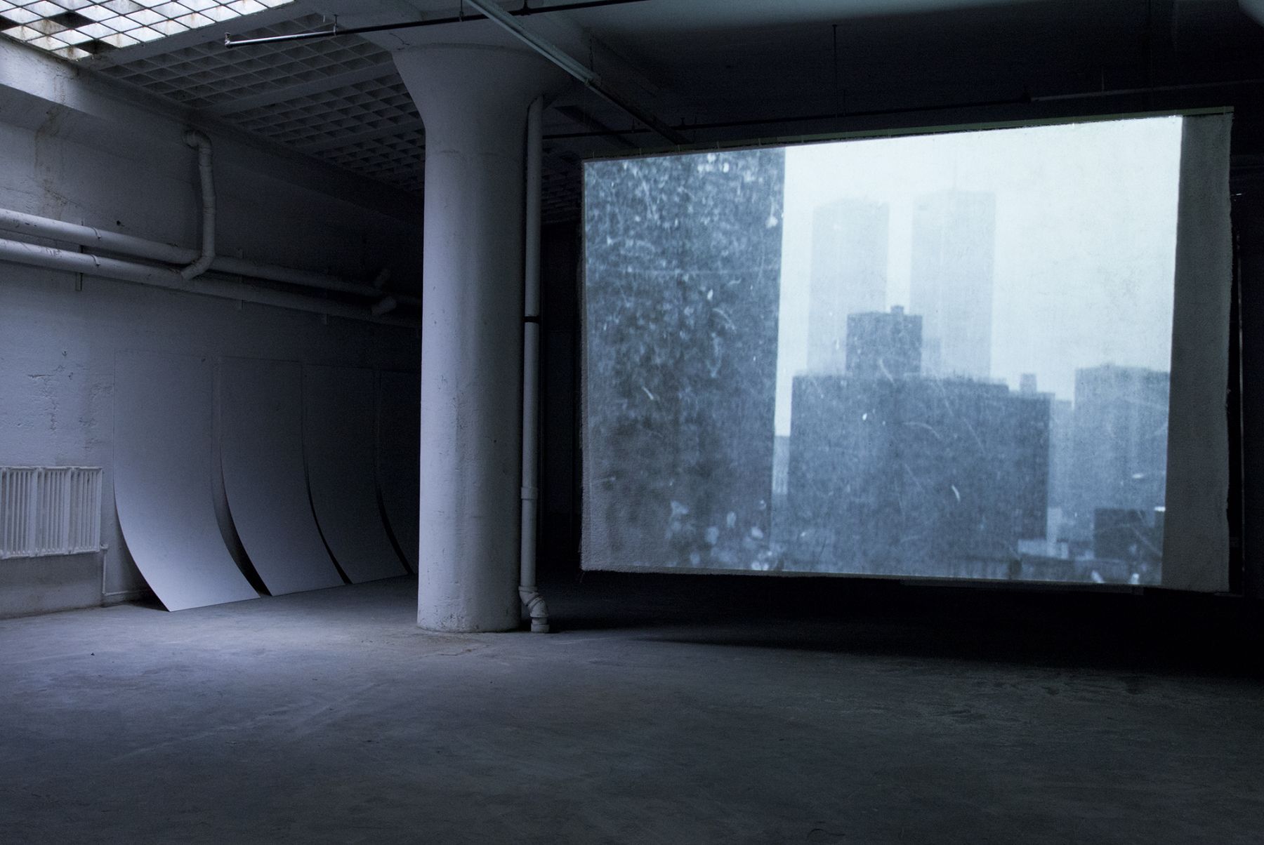 Lutz Bacher, Installation view, Snow, Greene Naftali, New York, 2014