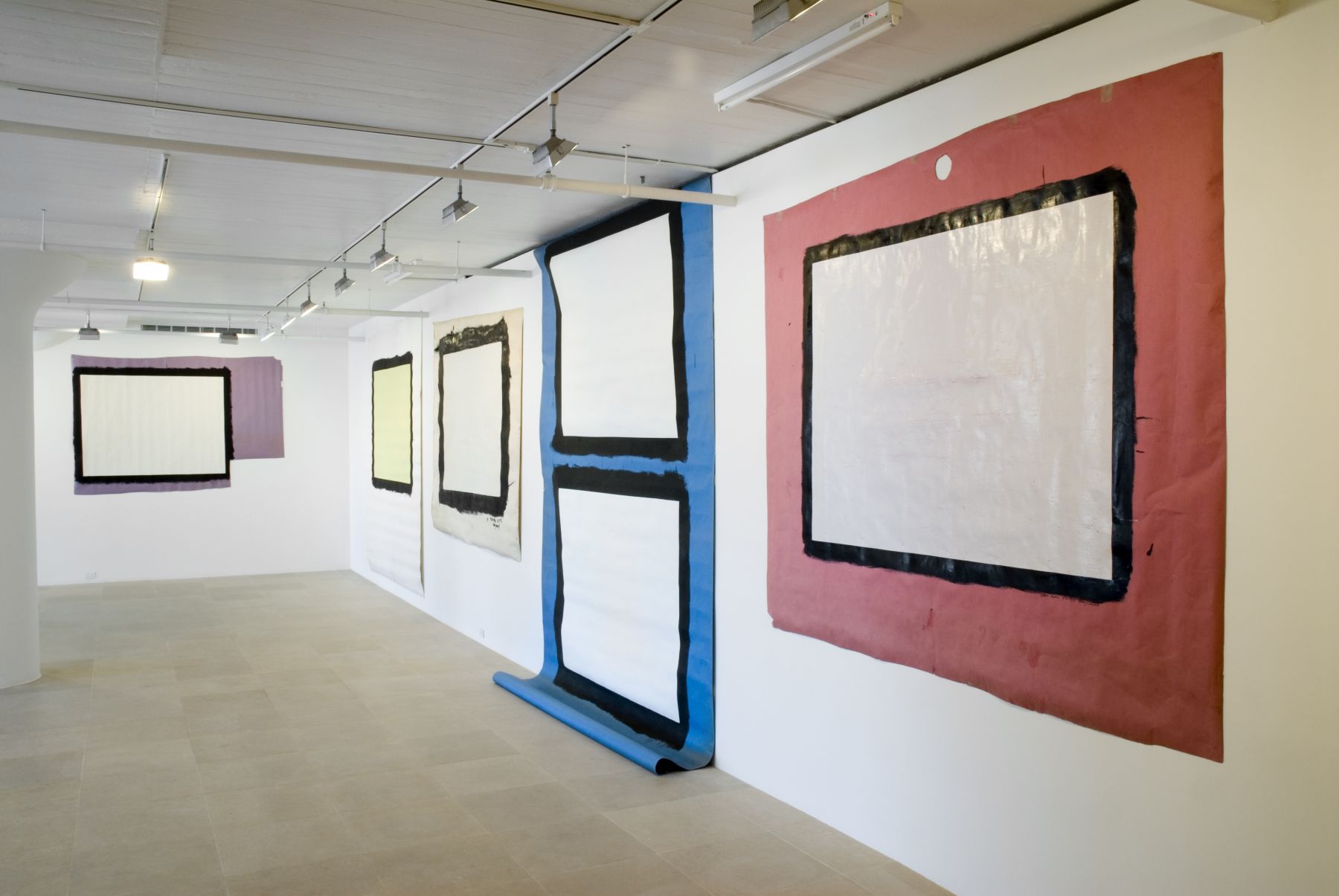 Tony Conrad, Installation view, Greene Naftali, New York, 2007