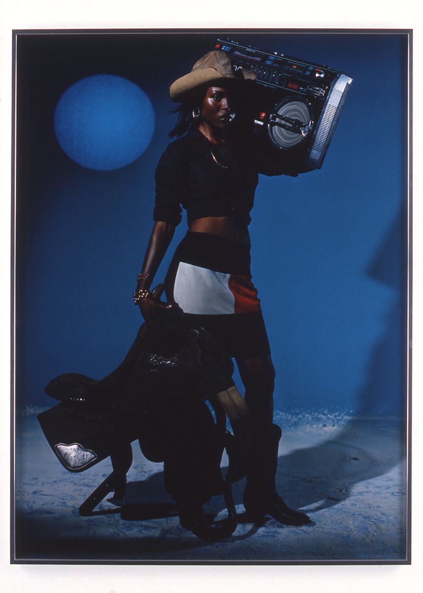 Chris Moore, Brandy Blunted (from the "Posse" series), 1997, c-print, 40 x 30 inches framed, time based edition