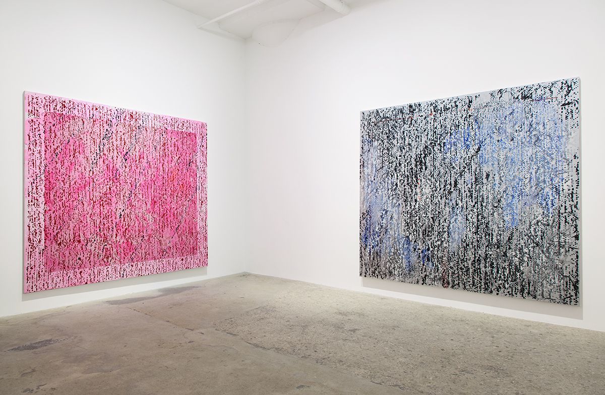 Jacqueline Humphries, Installation view, Greene Naftali, New York, 2015