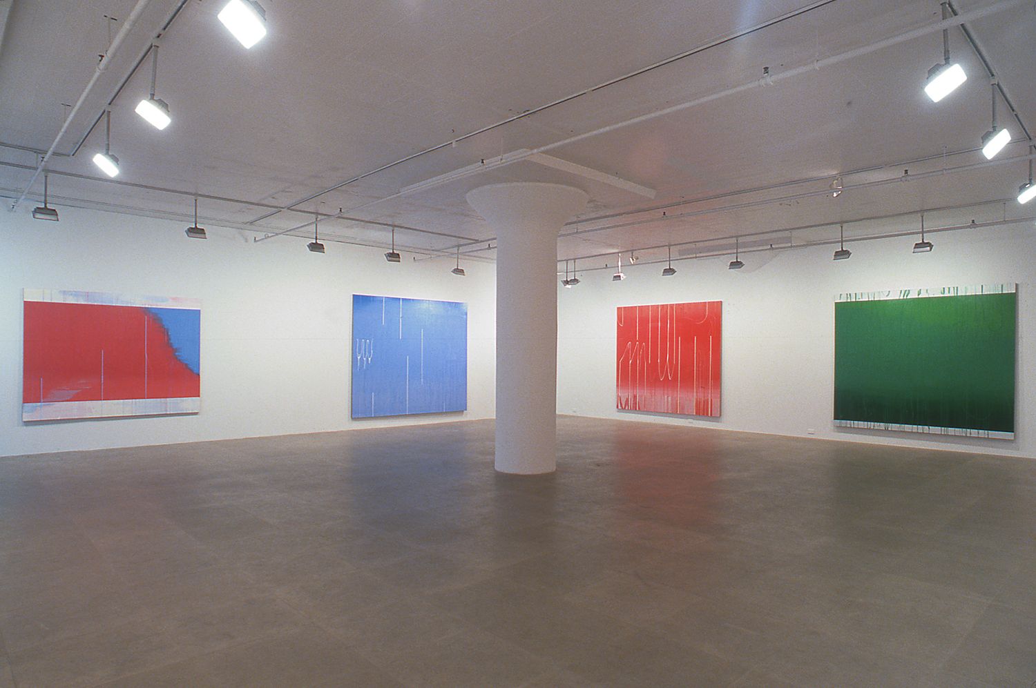 Installation view, Greene Naftali, New York, 2001