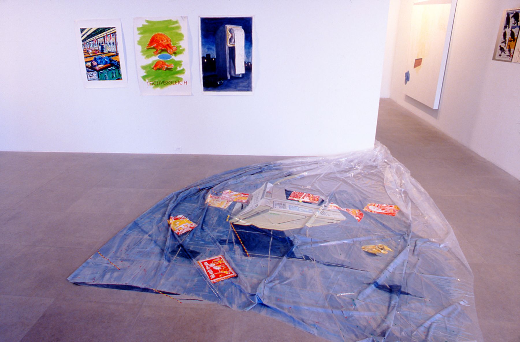 Installation view, Snowflake Office, Greene Naftali, New York, 2001