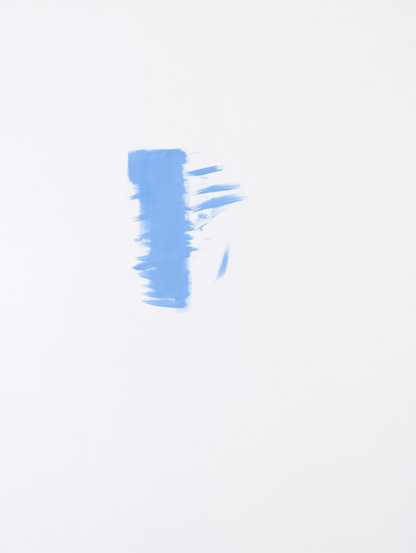 Michael Krebber MK.295, 2015 Acrylic on canvas 78 3/4 x 59 1/8 inches (200 x 150.2 cm)