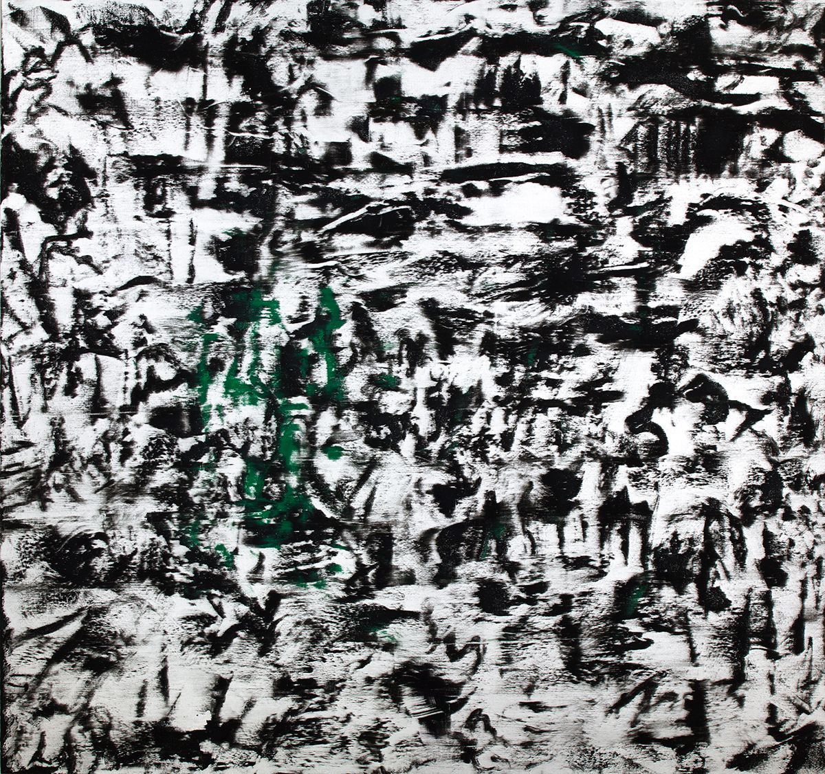 Jacqueline Humphries Untitled, 2012 Oil on linen 90 x 96 inches 228.6 x 243.8 cm