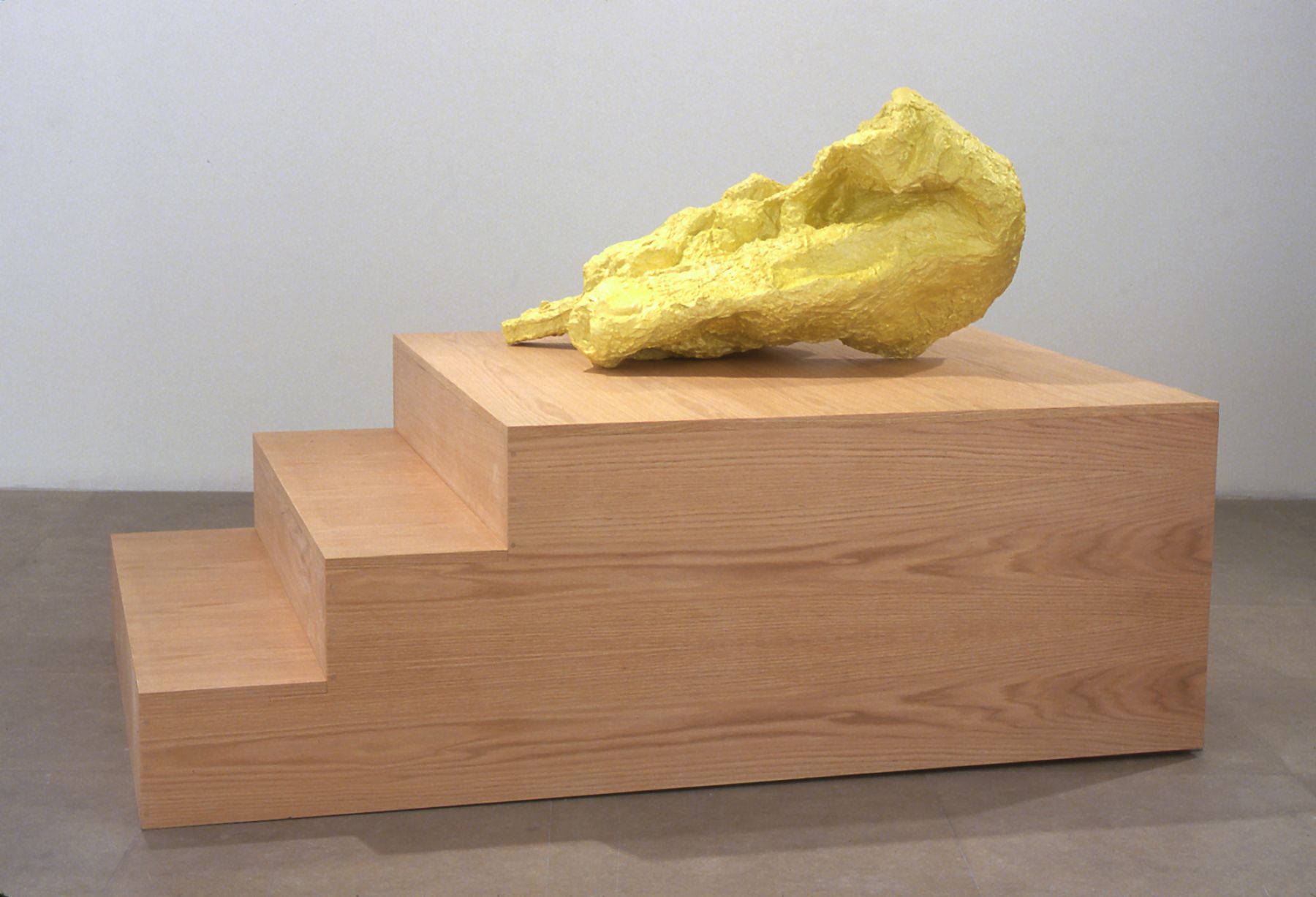 Silent Account (Yellow), 2004, mixed media sculpture, 47 x 46 x 69 inches