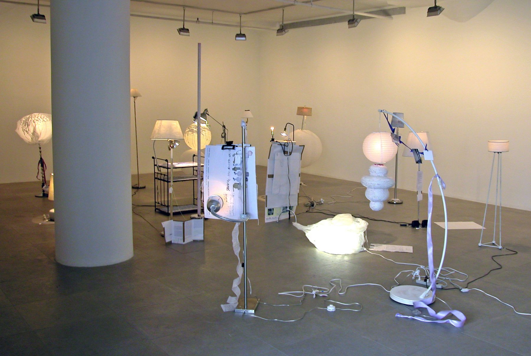 Installation view, Don't Climb the Pyramids, Greene Naftali, New York, 2006